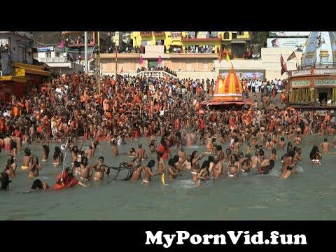 Jubilant Hindu pilgrims take holy dip in India's Ganges river | AFP from naked boys bathing ganga Watch Video - MyPornVid.fun