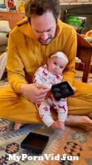 View Full Screen: funny dad gifts box of coal to baby on her first christmas.jpg