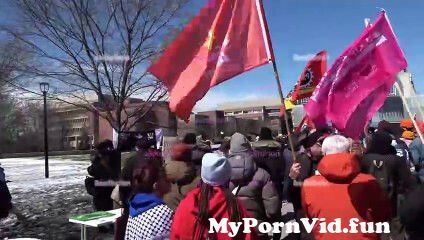 CUPE Local 3039 - Strike Picket\ Rally with speeches relating to police abuse on campus, censorship, harassment of palestinian students, etc. from webcam strippong Watch Video - MyPornVid.fun