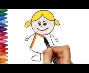 Cara Menggambar dan Mewarnai TV Anak