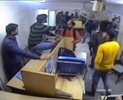 Jamia CCTV footage of students entering the reading room - slow motion clip from jamia