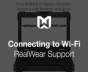 Learn how to connect your RealWear HMT device to a wireless network.nThe RealWear HMT-1 and HMT-1Z1 are head mounted tablets that operate through voice commands. In order to utilize the plethora of apps compatible with their interface, Wi-Fi connectivity is imperative.