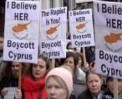 Protestors march from the Cypriot Embassy to Parliament Square in support of a British teenage woman and alleged victim of gang rape by 12 young Israeli men faces sentencing in Cyprus after being convicted of lying about the incident, London, UK. 06/01/2020.nn3840X2160 25fps footage © Jason N. ParkinsonnTermsnThese video are for viewing only and may not be embedded or otherwise published without permission. www.jasonnparkinson.comnFor licensing contact: jasonnparkinson@gmail.com