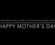 To Mom, Estelle, Gran Liz, Gran Mona and Ouma Louise - with love Charl, Jo and Sky