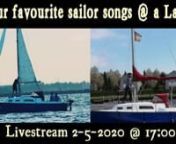 We will go sailing on a boat with you, enjoy the waves, while we look in our repertoire which sailor songs we can all play. Drunken Sailor, Irish Rover, Skye boat Song are a &#39;must&#39; and of course much more! See if we can keep it dry during this live stream on May 2 at 17:00.nnIf you&#39;d like to support us you can donate to us directly on our website: https://www.rapalje.com/streamnThere you can buy a &#39;ticket&#39; for this livestream or for the effort we take to do bring all this live music to you: what