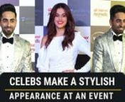 Ayushmann Khurrana who was last seen in Bala graced an event last night. The actor looked dapper in a suit. Taapsee, on the other hand, stunned in a white dress. Check out the video for more.