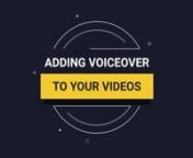 While not all types of video need a voiceover to be effective, videos are much more eye-catching and successful when they use a narrator to describe a product or tell us a story.nRead more about this topic here: https://wideo.co/blog/text-to-speech-technology/nYou can try our free text to speech software here: https://wideo.co/text-to-speech/