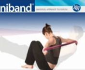 Uniband Fitness Video showcasing the benefits of using a latex free resistance band for fitness. Free up space by stocking only one type of resistance band and reduce liability to client reactions.
