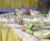 In this video I attempt to faithfully recount the closing ceremony for the annual Lahir Tahun (birth year) festival at one of Java&#39;s most important Hindu temples, Pura Mandara Giri Semeru Agung, in Senduro, East Java. The ceremony commemorates the 1992 renovation of the temple. Such a rich performance is particularly striking considering the relatively new and quickly growing Hindu community. See link below for more commentary.nnhttp://mattinindo.wordpress.com/2013/08/02/excavating_under_semerus