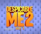 John Roberts created original sound design for this Despicable Me 2 promo on TBS.