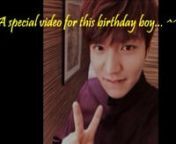 My birthday gift to LMH from a MinShinner&#39;s heart! &#&#