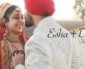This wedding was very special for us as it was not only our first Sikh wedding, but our very first Indian wedding. Two Days of hope, love, food and celebration brought Esha and Digvijay together. This extended highlight film shows Esha and DJ in