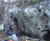Connor Link, Stephen Trent, and Andrew Roepke take advantage of a three day weekend November 14th-16th 2014 by bouldering at Horseshoe Canyon Ranch in Jasper, Arkansas.