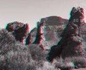 Spectacular rock formations at the base of Mount Teide active volcano. with a short intro to the canary Islands.nThis is the 3D Black &amp; White Anaglyph version of a 3D Side by Side 1080p version for 3DTV that can be purchased for immediate download for only £5 by emailing me at 3dphilbrown@gmail.com