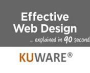 KUWARE - Effective Web Design video from kuware
