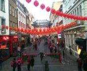 The name Chinatown has been used at different times to describe different places in London. The present Chinatown is part of the Soho area of the City of Westminster, occupying the area in and around Gerrard Street. It contains a number of Chinese restaurants, bakeries, supermarkets, souvenir shops, and other Chinese-run businesses.nnhttp://en.wikipedia.org/wiki/Chinatown,_London
