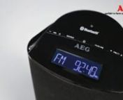 Altavoz2.1 Bluetooth consubwoofer integradonConectores1x AUX-IN (2x RCA), 1x AUX-IN (jack 3,5 mm)nPantalla LCD (azul iluminado), reloj, control de volumen, 50 vatios RMS.nIncluye mando a distancianIdeal para la conexión inalámbrica a través de Bluetooth (A2DP, rango de aprox. 15 m)nSintonizador de radioestéreo (FM / FM Stereo), 60 presintonías, pantalla digital de frecuencia, antena FM integradanFuente de alimentación 100-240 V, 50/60 Hz, 40 W