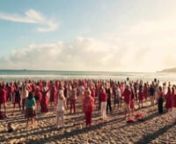 The first wave of one billion rising at Australia&#39;s most easterly point -Byron Bay main beach. nThere was an amazing vibe of solidarity, strength and respect as locals danced to show their will to end violence against women around the globe. And, in original Byron Bay style, it all ended with a mass nude swim!