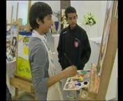 young Picasso 3rd solo exhibition in CAP - KUWAIT KTV2 from ktv in