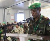 STORY: AMISOM Senior Commanders convene to review military operations in Somalia nnDURATION: 4:48nSOURCE: AMISOM PUBLIC INFORMATION nRESTRICTIONS: This media asset is free for editorial broadcast, print, online and radio use.It is not to be sold on and is restricted for other purposes.All enquiries to thenewsroom@auunist.orgnCREDIT REQUIRED: AMISOM PUBLIC INFORMATIONnLANGUAGE: ENGLISH/SOMALI/NATURAL SOUND nDATELINE: 01/AUGUST/2016, MOGADISHU, SOMALIAnnnSHORT LISTnn1.tMed shot, Ambassador F