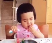 the chinesd baby is most eating. i never seen.