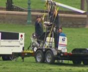(AP) POLICE ARRESTED A MAN WHO STEERED HIS TINY AIRCRAFT ONTO THE WEST LAWN OF THE U-S CAPITOL WEDNESDAY.nnU-S CAPITOL POLICE APPREHENDED FLORIDA POSTAL WORKER DOUG HUGHES QUICKLY AFTER HE LANDED AT THE CAPITOL.nnIN A VIDEO FR0M THE TAMPA BAY TIMES, HUGHES PREPARES FOR THE STUNT IN HIS HOME STATE OF FLORIDA.nnSOUNDBITE (English) Doug Hughes, flew gyro copter onto Capitol lawn:nn