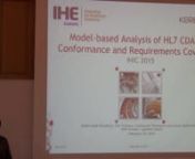 This presentation, based on work done by IHE Services, has tested the ability of various existing CDA tools to test some of the basic conformance requirements of the CDA Standard; and it has looked at examples provided by national/regional projects to see whether those actually comply with the CDA standard.nnThis presentation is the subject of a blogpost: http://www.ringholm.com/column/HL7_CDA_Conformance_testing_tools_analysis.htmnnThe actual paper (published under the CC-BY-NC-ND license) can