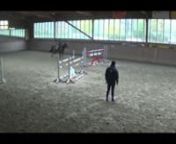 Can Oskay training parkour jumpof 1.35 Celina 7y old - Voltaire from 7y
