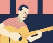 An animation created for Djangofest NW 2015. It tells the story of Django Reinhardt, the inventor of gypsy jazz.nAnimation &amp; Illustration by Drew Christie &amp; Dane Herforth.nMusic by Troy ChapmannNarration by Anne Ferry
