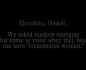 Beyond Bars: The Forgotten Women explores the issue of the incarceration of women in the State of Hawaii by revealing the women behind the stereotypes and exploring their ability to heal themselves and their communities in attempting to give both the women and those who work with them an audience and amplifier for their already powerful voices.nnBeyond Bars: the Forgotten Women is our best effort to bring attention to an issue that we feel is important but largely ignored: the women prison popul