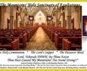 AFTER VIEWING, CLICK LINK TOO VISIT THE MOUNTAINS&#39; HOLY SANCTUARYOF EXALTATION &amp; THE MOUNTAINS&#39; OF HOLINESS https://generalbishopprophetesselderlesliemaeleneburnettdd.wordpress.com/2019/04/14/the-mountains-holy-sanctuary-the-mountains-of-holiness-holy-communion-baptism-services-april-2019-the-resurrection-experience-of-yehovah-christ-jesus/nnTHE SUNRISE &amp; RESURRECTION SUNDAY SERVICES CELEBRATION FR0M THE GENERAL BISHOP PROPHETESS ELDER LESLE&#39;MAELENE BURNETT, DD (SUNDAY, APRIL 21ST,