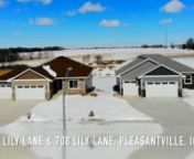 Just a quick commute from the Des Moines Metro, you&#39;ll enjoy the convenience and comfort of this community! Even more, you&#39;ll love these brand new 3 bed/2 bath walkout ranches with over 1750+ finished sq ft! The open concept main levels are great for entertaining and everyday living! The kitchens feature white/gray cabinets, large islands, and overlook the living and dining spaces. The homes offer a split bedroom setup with a roomy master suite with private 3/4 bath and walk-in closet. The mudro