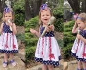 A 2-year-old is going viral because of her adorable rendition of the National Anthem. Is there anything cuter or more patriotic? nnSource: https://www.thv11.com/article/life/heartwarming/2-year-old-goes-viral-for-singing-the-national-anthem/91-ce5fd189-fa9e-48b8-8158-3e1338793c2d