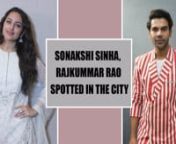 Sonakshi Sinha who will be seen opposite Varun Sharma and Badshah in a film titled &#39;Khandani Shafakhana&#39; was spotted by the shutterbugs in the city. The actress looked stunning in a white traditional outfit. Rajkummar Rao who will be seen opposite Kangana Ranaut in Judgementall Hai Kya made a stylish appearance in the city. Sunny Leone who has carved a niche for herself in the industry was papped too. Check out the video below and let us know what you think in the comments section below.