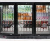 Bar Refrigeration: the lvni black back bar refrigeration is designed to be used at any restaurant, bar, or club. This back bar cooler saves space and will efficiently store beer, drink mixes, soda, and garnishes.
