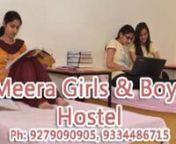Best Girls Hostel in Patna, Top boys hostel in Boring Road Patna. If you are looking for a hostel which is in budget with full security and good food facility the Meera Girls Hostel is the best choice. We have AC rooms, Non AC Rooms, Sharing Rooms with best security and peaceful environment in the heart of Patna.nnSee other Top 10 Girls Hostel in Patna nhttps://www.adidli.com/Girls-Hostel-in-Patna-top-10-list/906/2