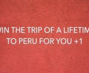 Win a trip for 2 to PERU!nnWe have sent two people to Brazil and to Colombia and in 2018 its time to discover PERU! On the last few years PERU is conquering the taste buds of the world promoting their incredible cuisine. Lima and Arequipa are in the world gastronomic circuit and street food is a bliss in the whole country. AVIANCA and And COMIDA FEST will give you a trip for two including FLIGHTS, ACCOMODATION AND MORE!nnENTER NOW: nwww.comidafest.com/competitionn* Terms and Conditions apply.nWi