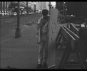 In 1972, performance artist Stephen Varble staged a series of performances in New York City. Dressed in white, he moved blindfolded through the city’s streets and parks.In imitation of a Christian martyr, Varble struggled to carry a large, blank board strapped to his arm as well as a cassette tape recorder that played songs by blind musician Stevie Wonder.Walking without sight made Varble both vulnerable and bold as he traversed public spaces, and these works presaged his more confrontatio