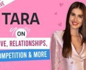 Tara Sutaria is starkly different from all her contemporaries. Unlike others, she likes tk keep to herself and is not worried about the competition around. Here, in an exclusive chat with us, she gets candid about how life has changed post a successful 2019, matters of the heart and her relationship with boyfriend Aadar Jain. Not just that, she also reveals a lot about her next two films Tadap &amp; Ek Villain 2.