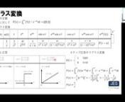 02)-02機械力学2／5ラプラス変換・安定判別・用語（48：35） from ラプラス