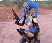 A quick slomo video of one of my favorite cosplays - the Twi&#39;lek Mandalorian known as Rio!