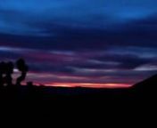 Jawbone Canyon, Mojave, CAnnSunrise while shooting the Chapman University short film entitled