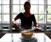 Demonstration of how the perfect cut works.nFYI the device ensures the cakes are sliced vertically without disintegrating the cake and the measured slots make sure the portion &#39;s are even. It reduces fatigue if large quantities are sliced.