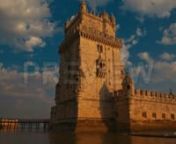 Get 100&#39;s of FREE Video Templates, Music, Footage and More at Motion Array: https://www.bit.ly/2UymF81nGet this here: https://motionarray.com/stock-video/torre-de-belem-tower-73088nnAre you looking for a clip with the famous Torre de Belem Tower? If yes, then this stock video is your best choice. It features a low angle of the iconic Tower standing tall against a background of blue skies with patches of white clouds. The Tower of St Vincent is a fortified tower located in the civil parish of San