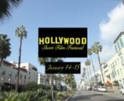 Event everybody is talking about.nRed Carpet, Awards, Screenings, Q and A with filmmakers.nAll of that once a year!nSchedule &amp; Tickets: http://www.hollywoodsff.org/2017.htmlnnVenue:nPromenade Playhousen1404 3rd Street Promenade,nSanta Monica, CA 90401nnSat, Jan 14nDoor Opens 6:00PMnRed Carpet 6:30PMnAwards 7:00PMnnSat, Jan 14nScreenings and Q and An8:00-10:00PM Block 1nnAlzheimer&#39;s: A Love StorynDirected by Gabe SchimmelnDocumentary, 16:24nnMr.YnDirected by Yuanyuan QiunAnimation, 8:32nDirec