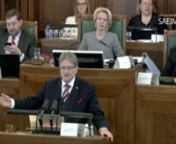Mana runa Saeimā 9. februāra plenārsēdē - par mītiem, kurus izplata opozīcija un kuri apgrūtina CETA sarunas Latvijā.