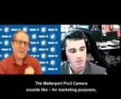[00:43:33]nDan Smigrod: The Matterport Pro3 Camera sounds like – for marketing purposes, for flushing out the initial impressions of a property, for quickly scanning. nnBecause I imagine, correct me if I&#39;m wrong, but if you&#39;re using these &#36;20,000. &#36;30,000. &#36;40,000. &#36;50,000. &#36;60,000. &#36;70,000. &#36;80,000 LiDAR scanners, the time it takes it takes to buzz – to rotate around – is way more than a Matterport Pro3 Camera. Therefore, you&#39;re going to be on site way longer. nnTherefore, you have to cha