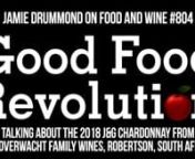 This week we speak with most-amiable (and extremely knowledgable) Cyril Meidinger of Cape Town’s Robinson &amp; Sinclair about the really rather excellent 2018 J&amp;G Chardonnay from Goedverwacht Family Wines, currently available through the LCBO Destination Collection for an unbelievable &#36;17.75.nnIf you haven’t tasted this yet I would give it a hearty recommendation as it exhibits simply amazing value, and as it is within the LCBO’s Destination Collection program (something I have writte