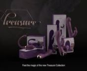 TREASURE IS THE RANGE OF LUXURY VIBRATORS ACCESSIBLE TO EVERYONE!nnThe best kept treasures in the world always keep a secret and Treasure hides a historical secret. In TREASURE, they have taken pleasure to the next level, a spectacular to the design, in addition to adding WATCHME patented technology.nnTreasure, is an elegant and sensual brand that will revolutionize the world of sexuality and sensuality in the coming years thanks to the quality of its products, innovative designs, capable of cap