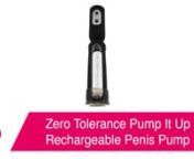 https://www.pinkcherry.com/products/zero-tolerance-pump-it-up-rechargeable-penis-pump (PinkCherry US)nhttps://www.pinkcherry.ca/products/zero-tolerance-pump-it-up-rechargeable-penis-pump (PinkCherry Canada)nn--nnSo, we&#39;re super loving this new tech trend when it comes to sex toys! Digital sexiness is all the rage, and it&#39;s only going to keep on raging, if the exponential growth of smarty-pants toys is anything to go on. Speaking of growth, allow us to introduce the pump of the hour, Zero Toleran
